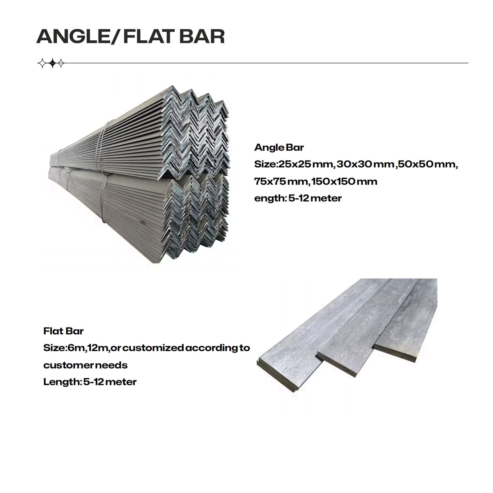 Angle Bar / Flat Bar view 1